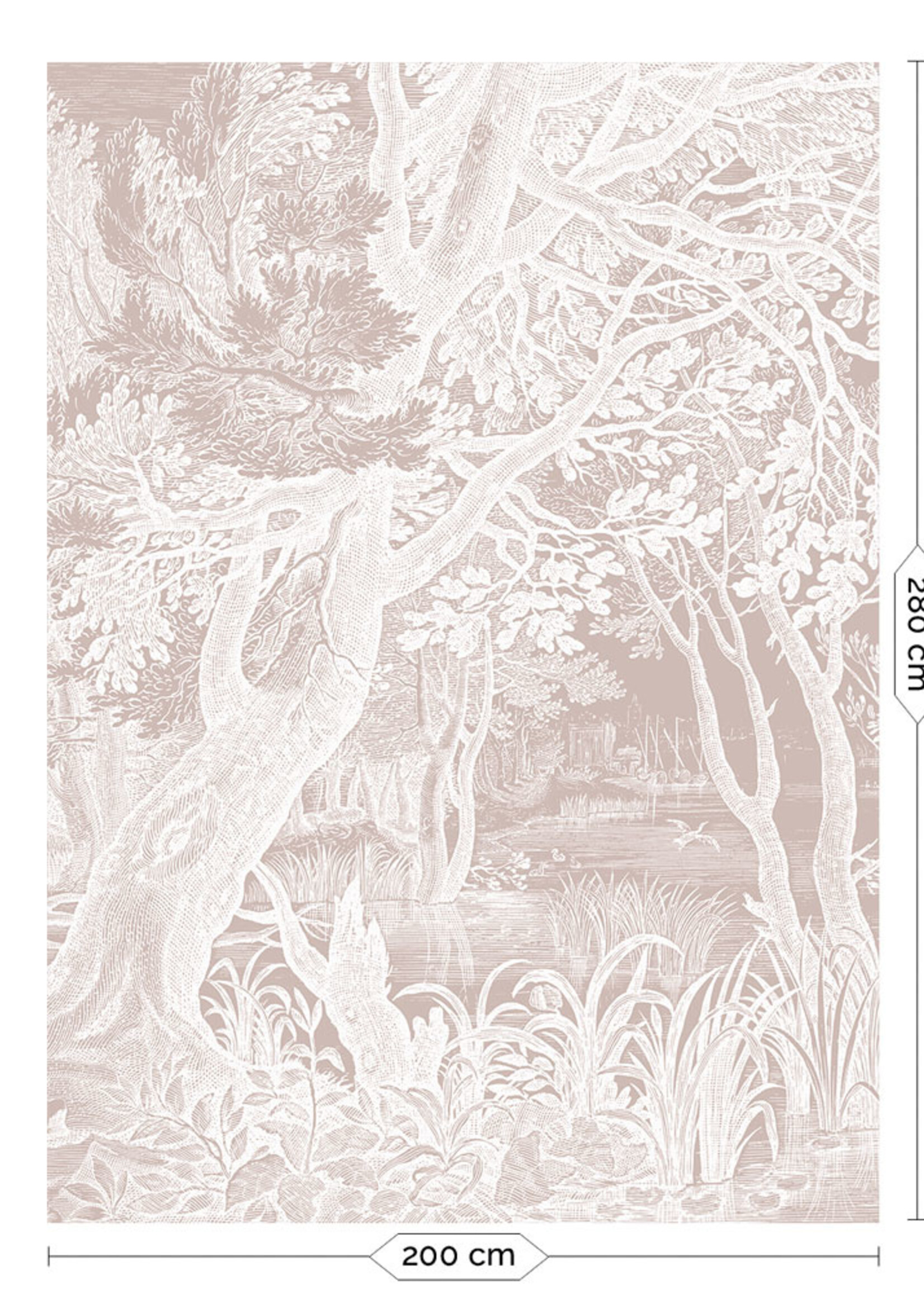 Wandvullend Engraved Landscapes, Tapete mit Landschaftsgravur, Nude