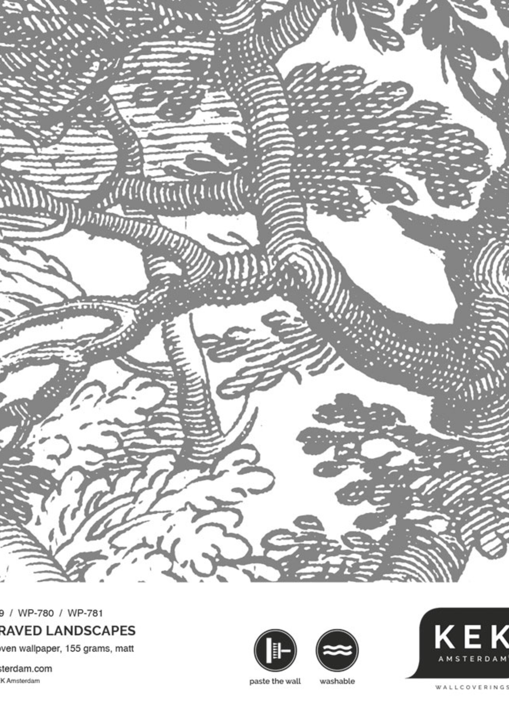 Wandvullend Engraved Landscapes wallpaper
