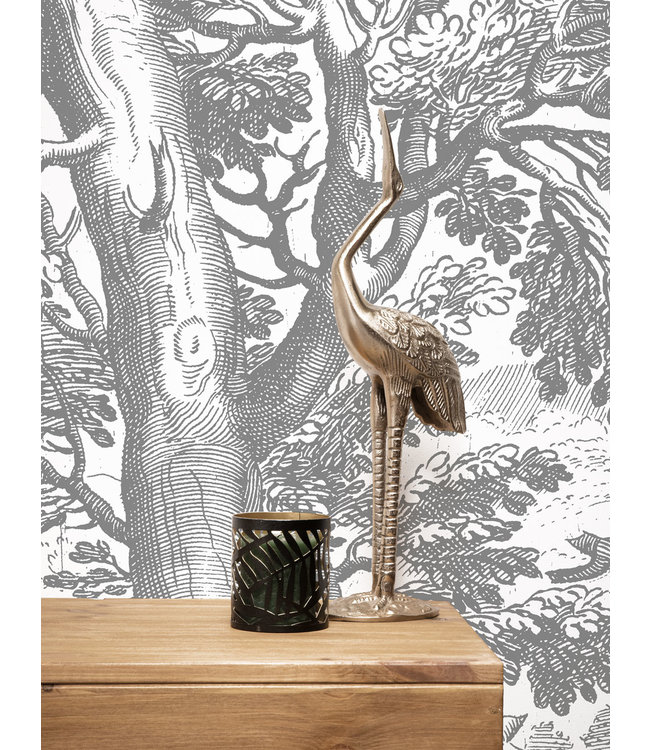 Engraved Landscapes, Tapete mit Landschaftsgravur