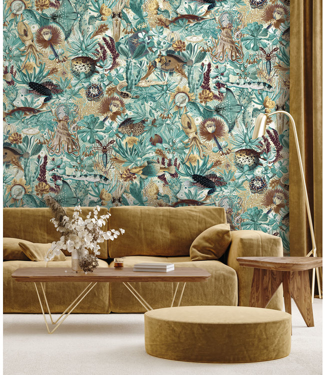 Wandvullend Wall Mural Underwater Jungle