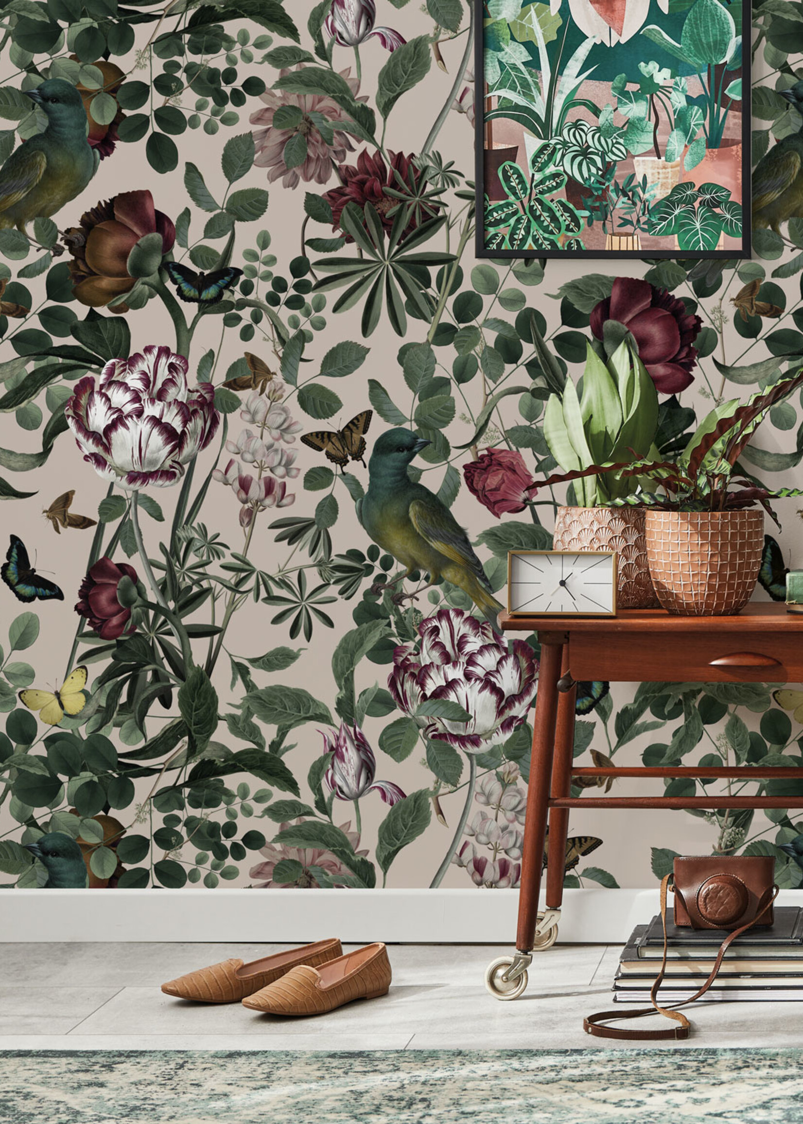 Botanisch behang Bold Botanics, 97.4 x 280 cm