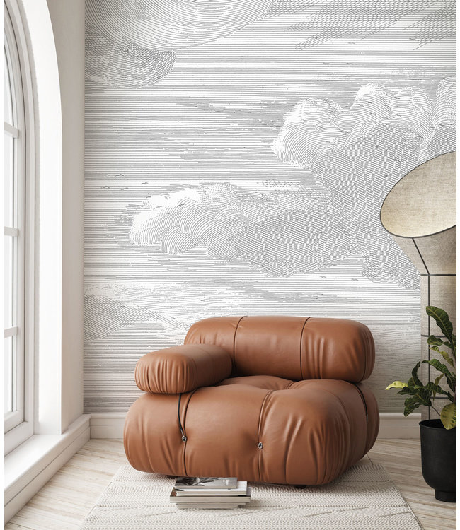 Wolken behang Engraved Clouds