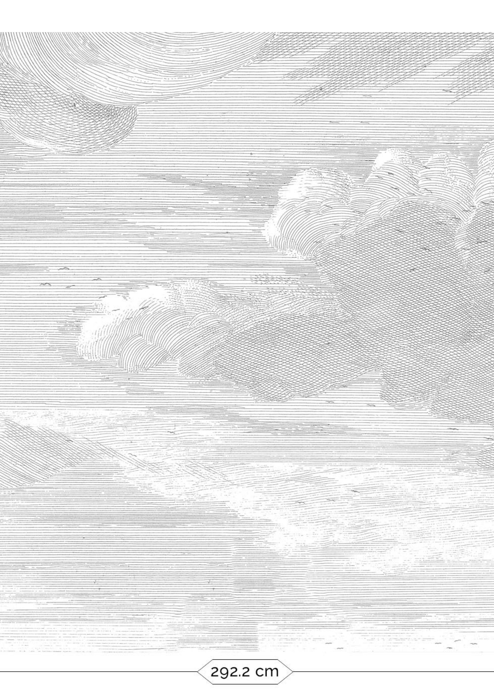 Fototapete Engraved Clouds