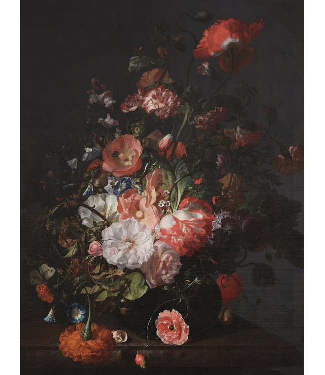 Bloemen behang Golden Age Flowers