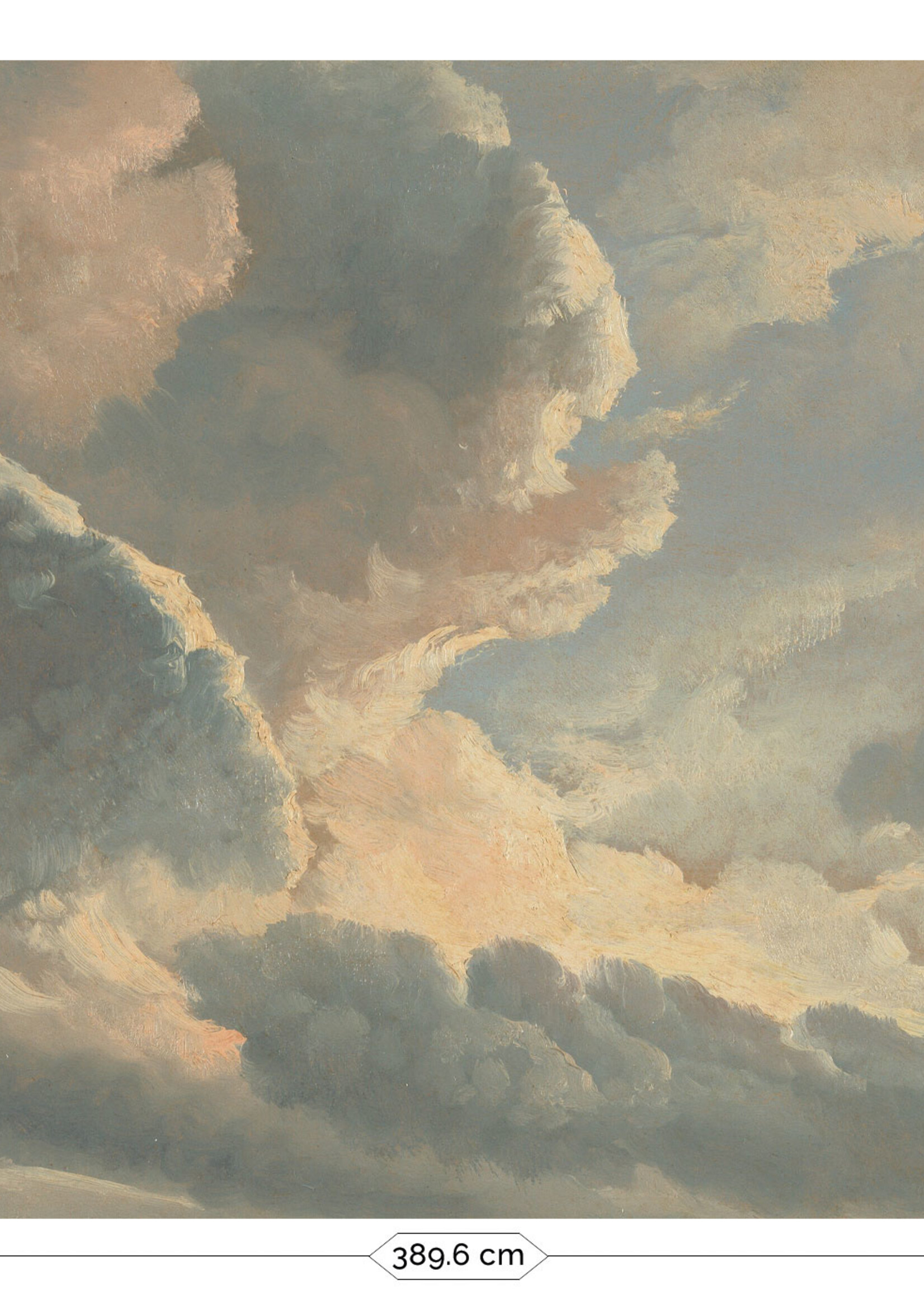 Wandvullend Wolken behang Golden Age Clouds
