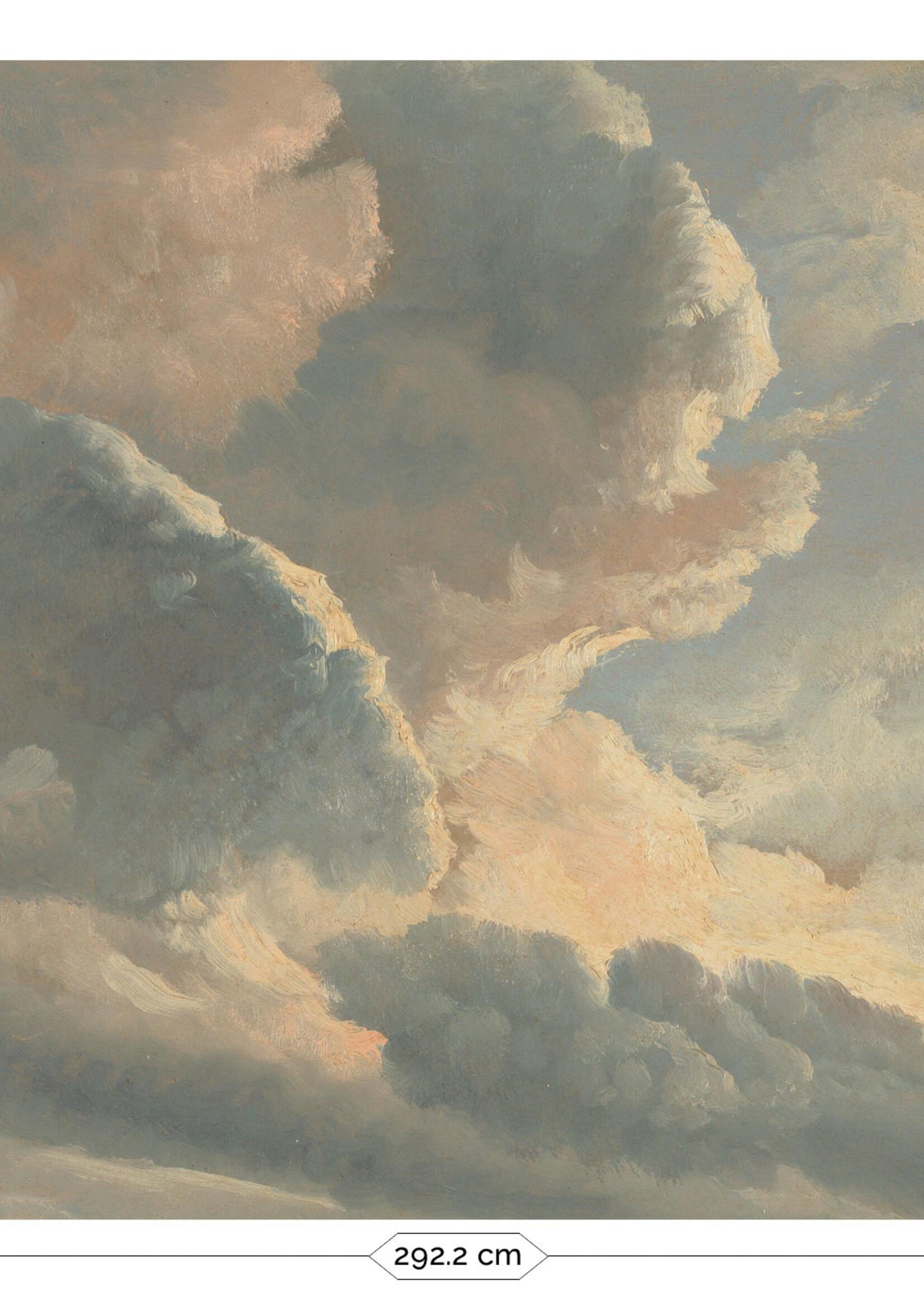 Wandvullend Wall Mural Golden Age Clouds