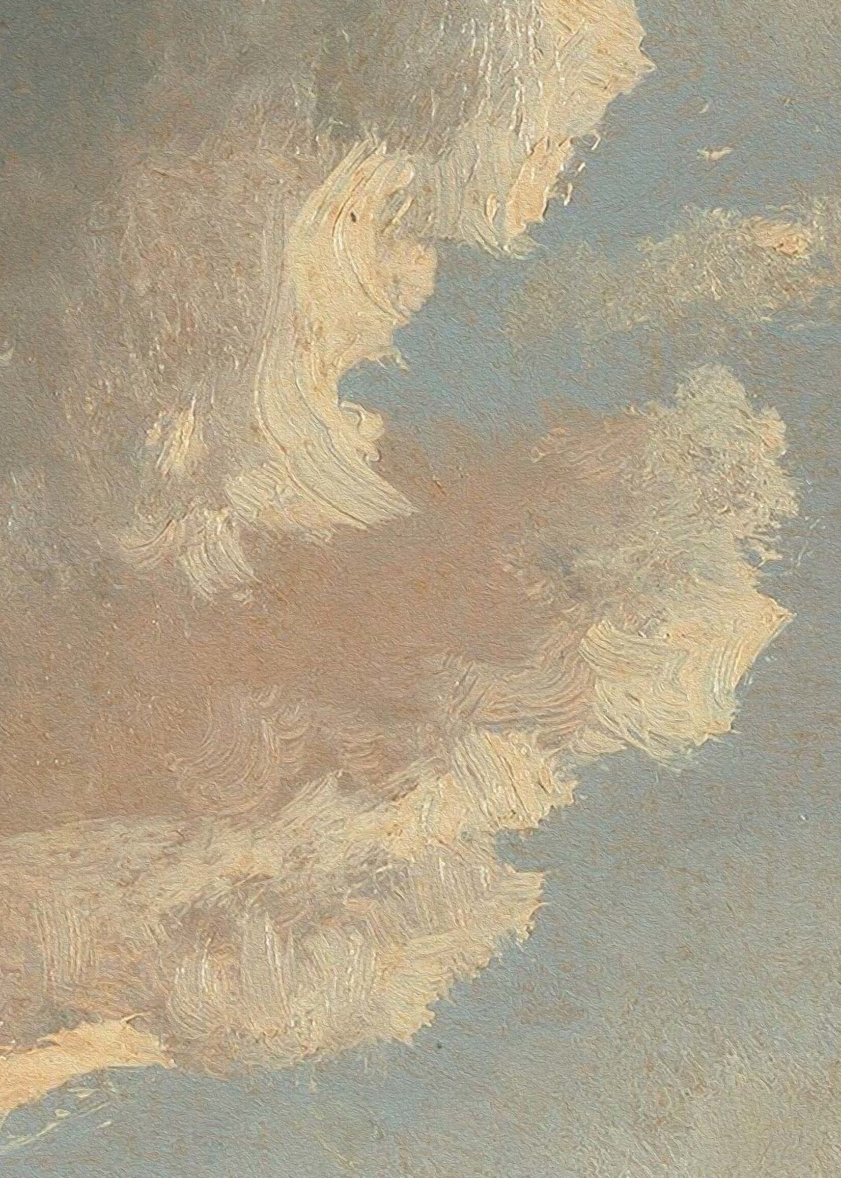 Wandvullend Wolken behang Golden Age Clouds