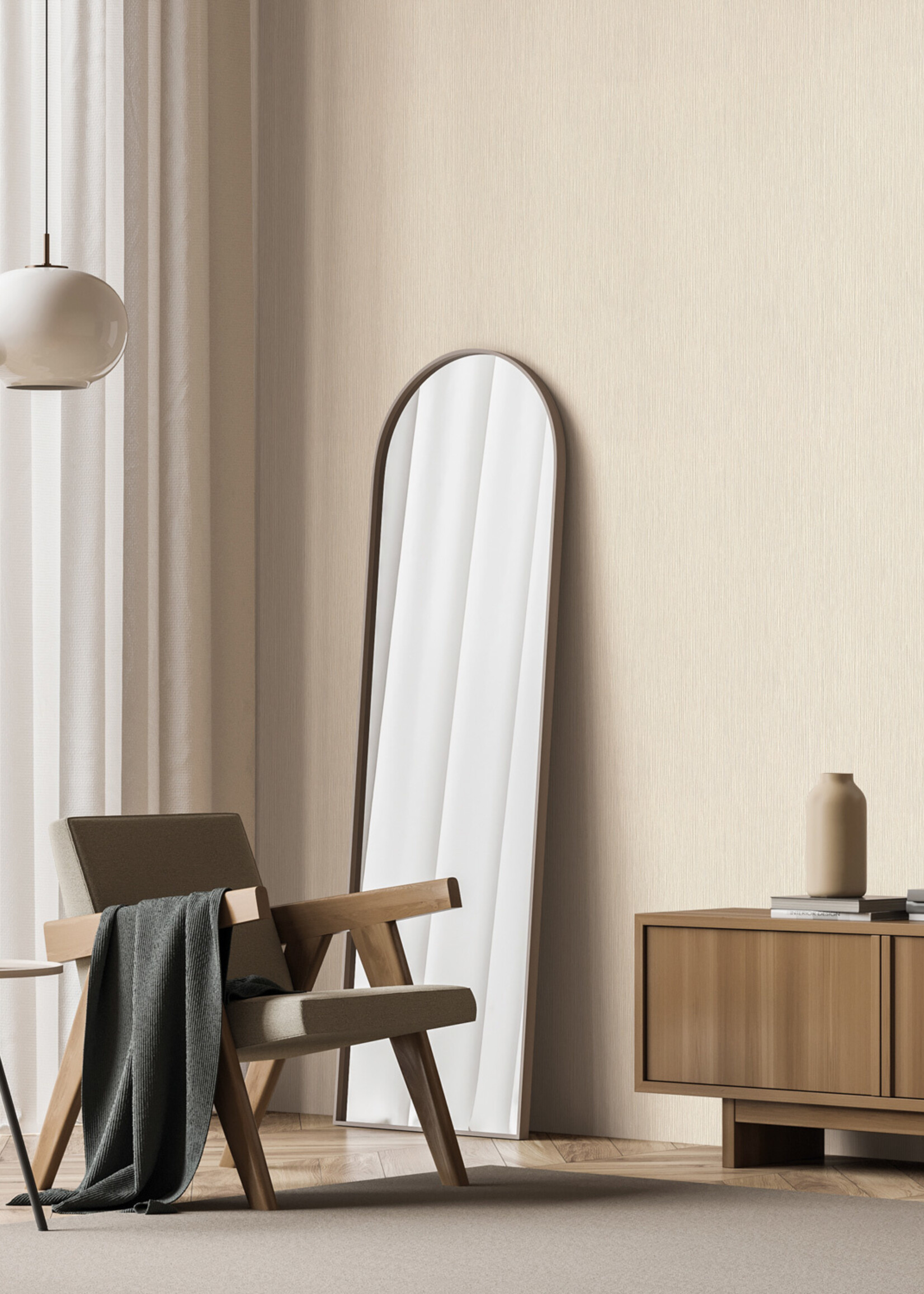 Afwasbaar | Voelbare textuur Hotel Chique Behang, San Diego, 53 x 1000 cm