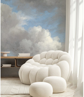 Wandvullend Wolken behang Golden Age Clouds