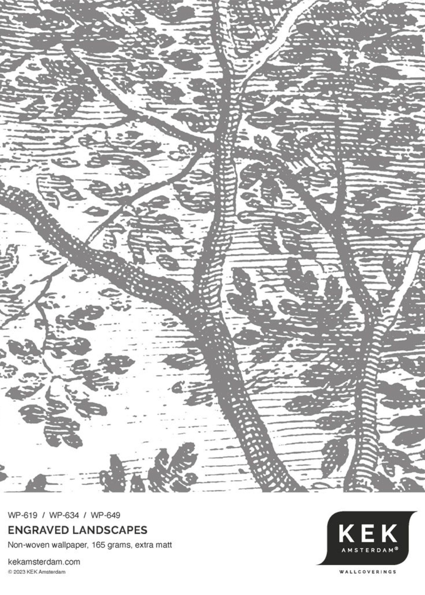 Landschap behang Engraved Landscapes
