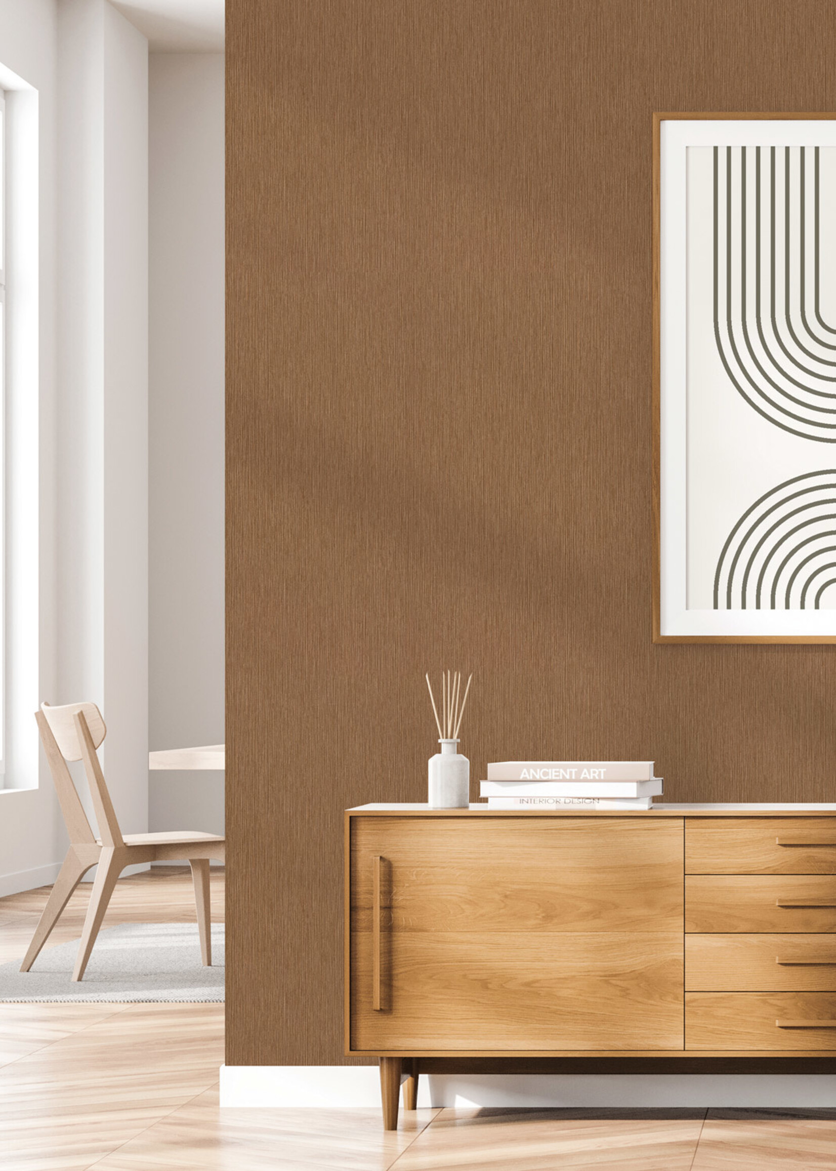 Afwasbaar | Voelbare textuur Hotel Chique Behang, Houston, 53 x 1000 cm