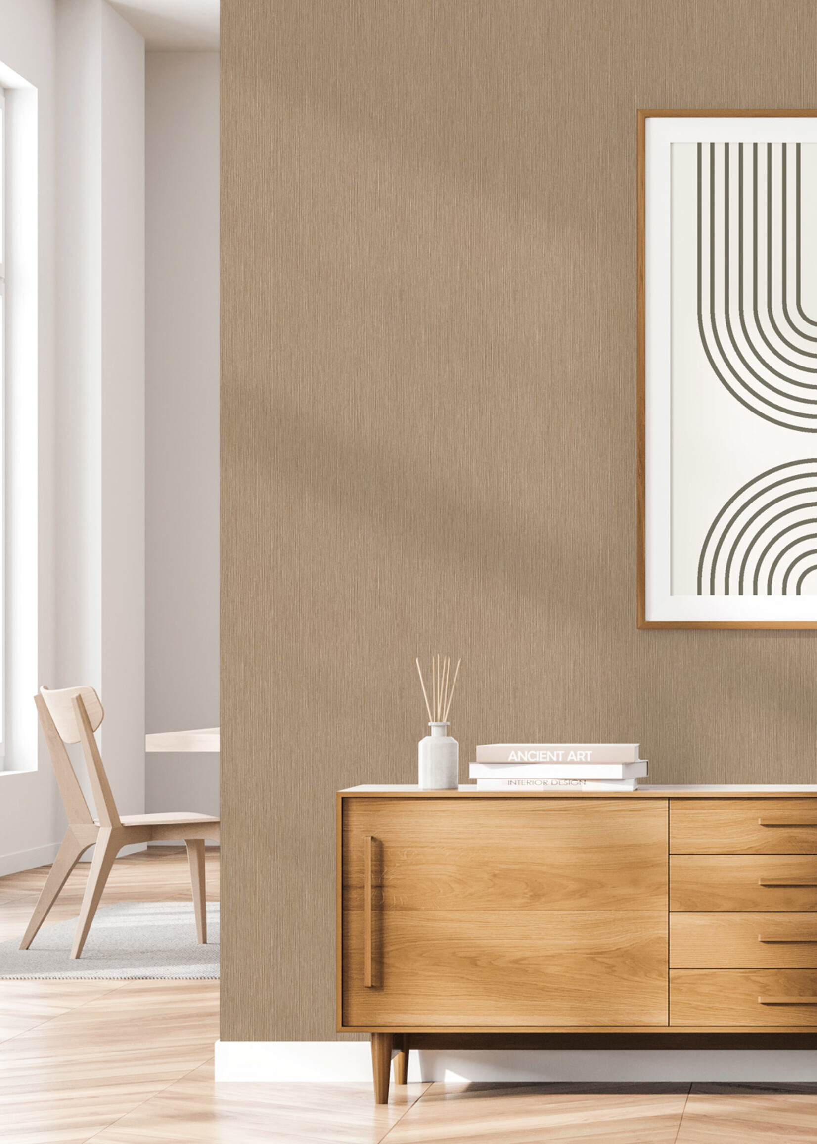 Afwasbaar | Voelbare textuur Hotel Chique wallpaper, Palermo, 53 x 1000 cm