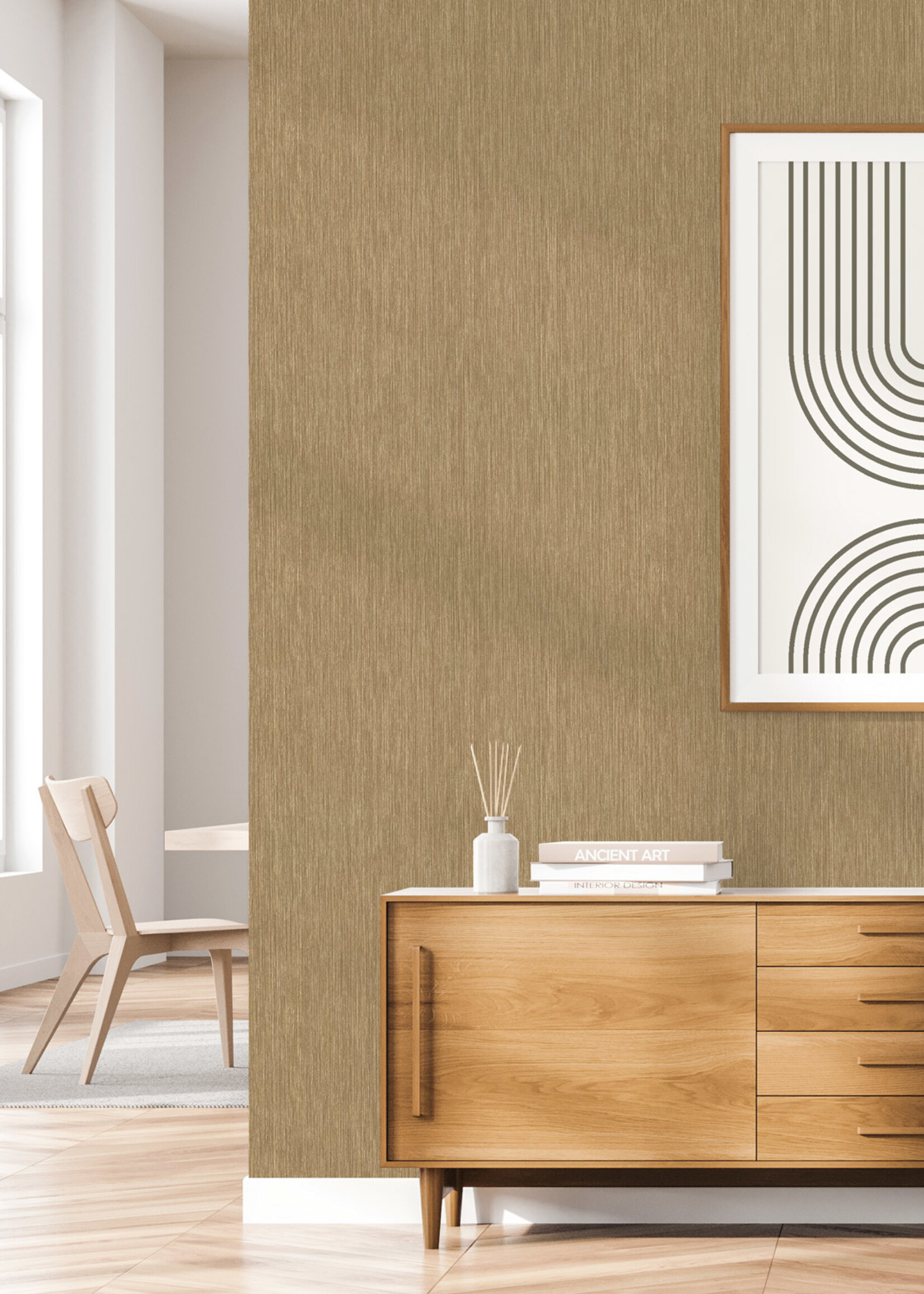 Afwasbaar | Voelbare textuur Hotel Chique Behang, Geneva, 53 x 1000 cm