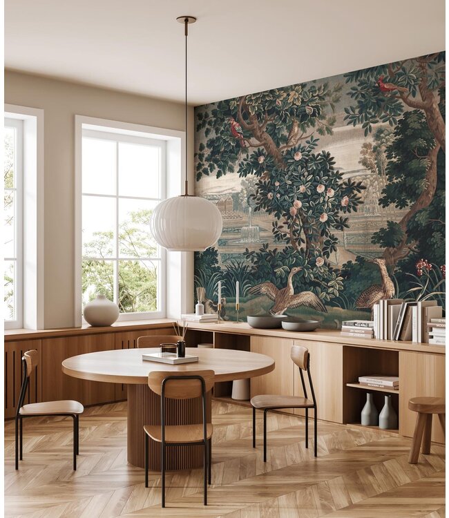 Landscape Tapestries, wallpaper from vintage tapestry