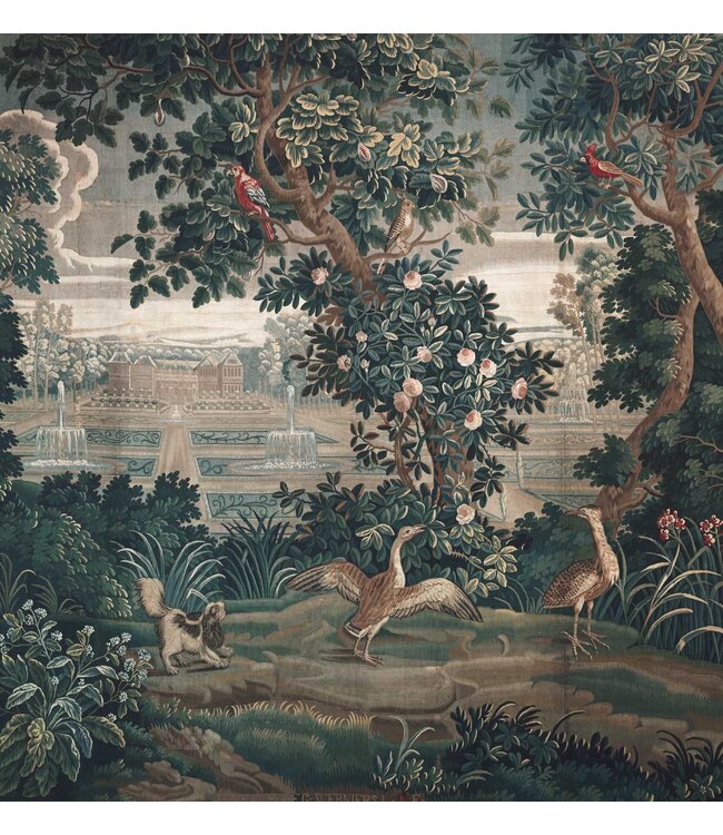 Landscape Tapestries, wallpaper from vintage tapestry
