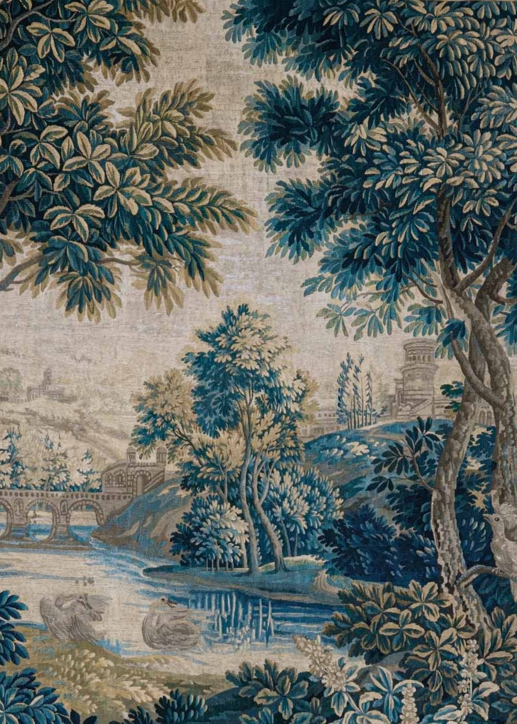 Wandvullend Landscape Tapestries, wallpaper from vintage tapestry