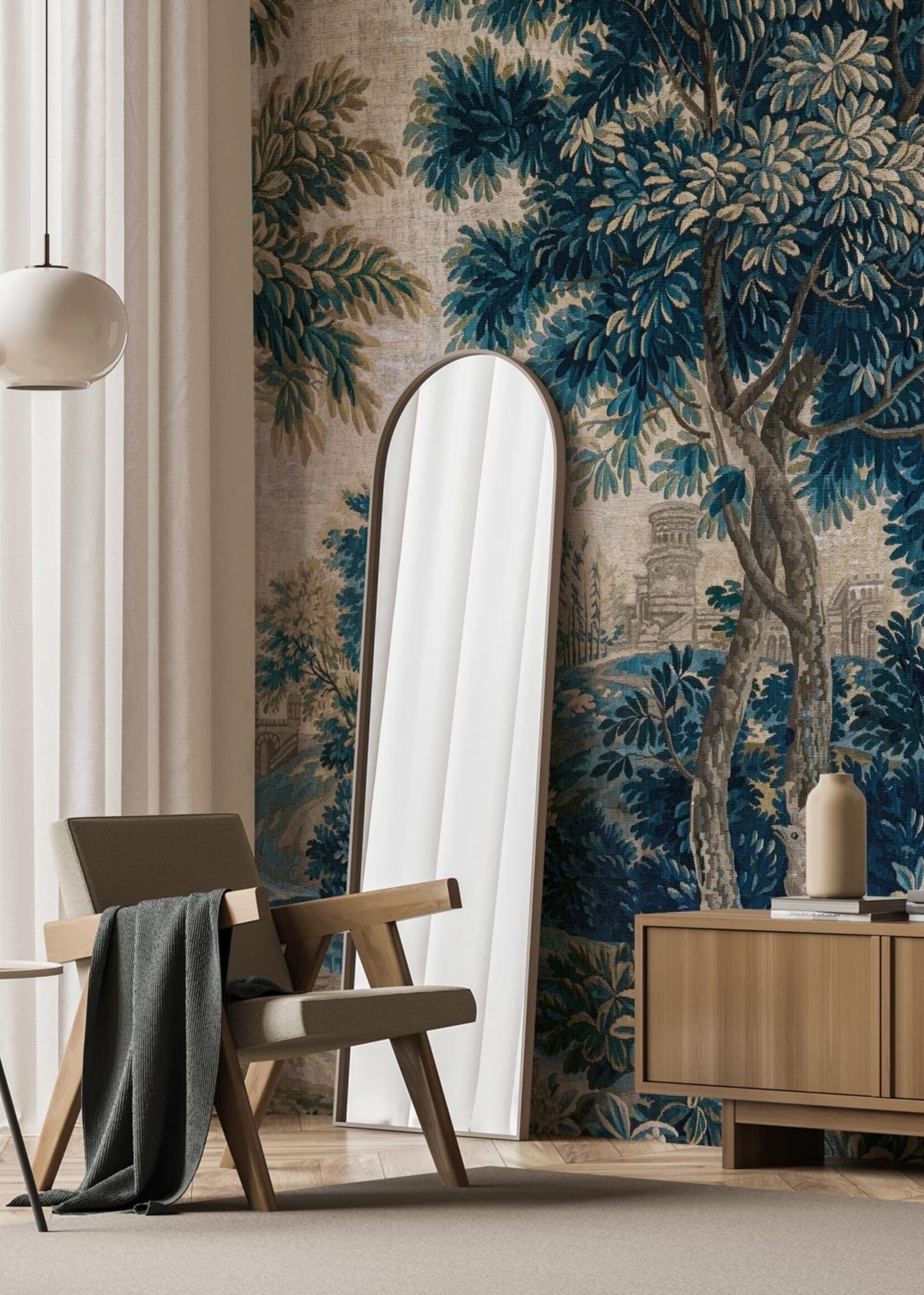 Wandvullend Landscape Tapestries, wallpaper from vintage tapestry