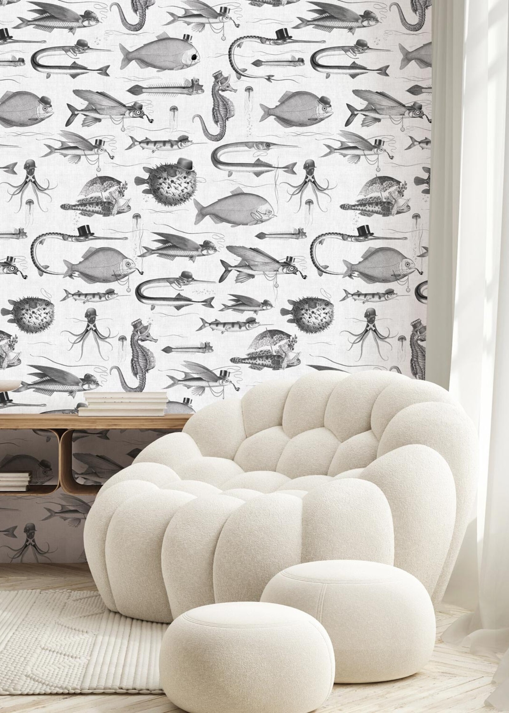 Wandvullend Wall Mural Dandy Fish