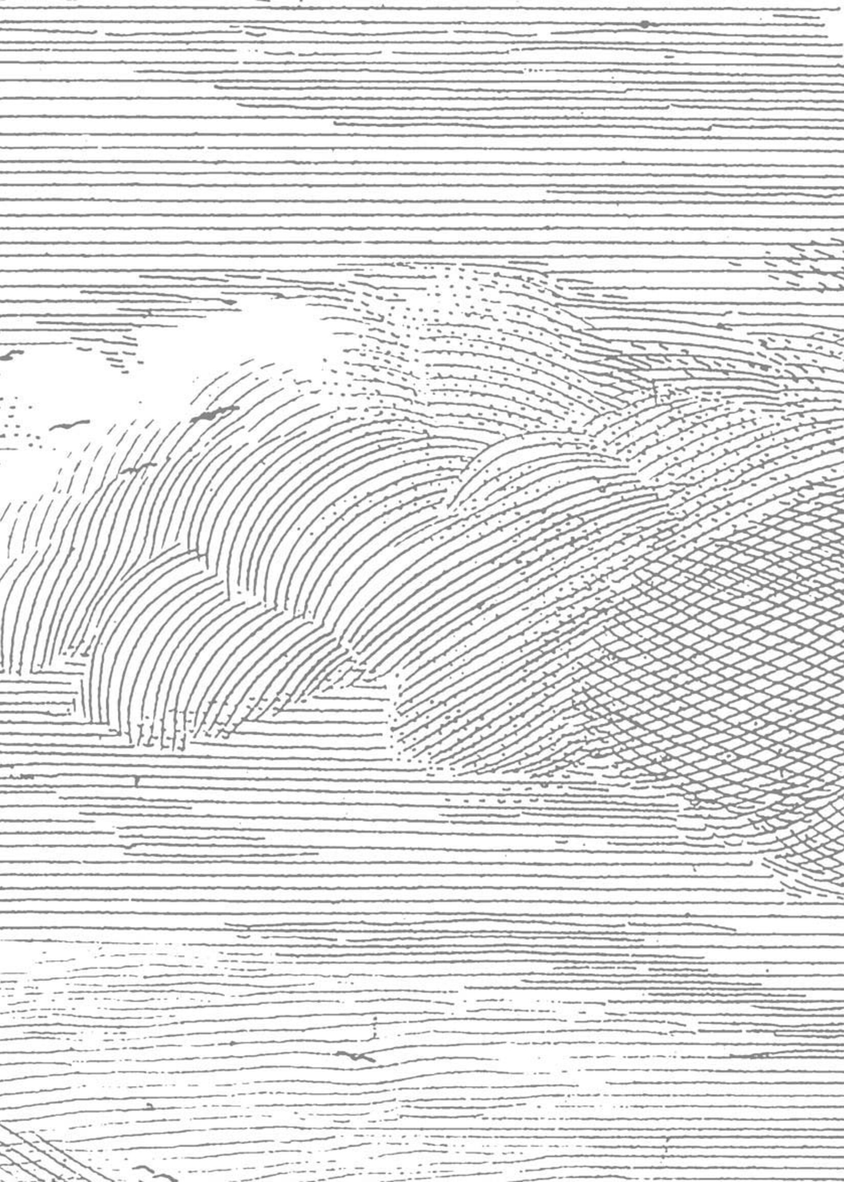 Fototapete Engraved Clouds