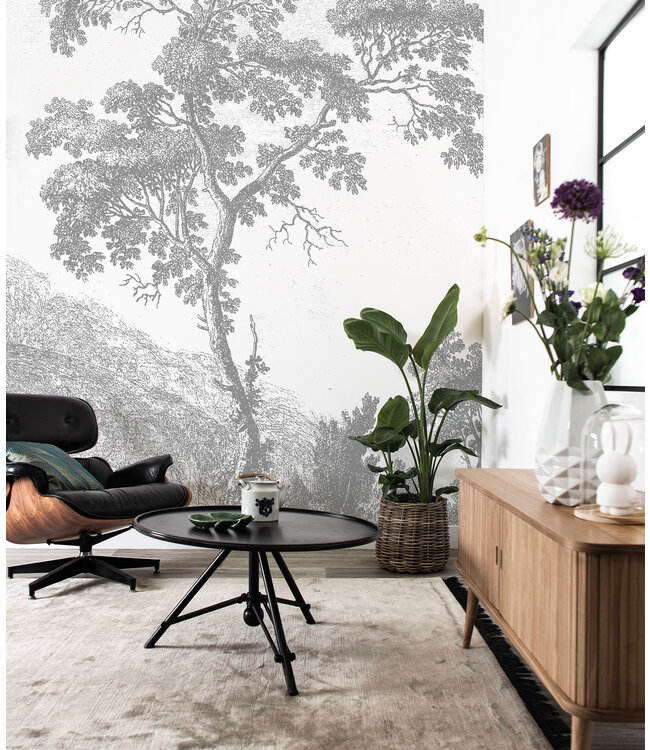 Landschap behang Engraved Landscapes