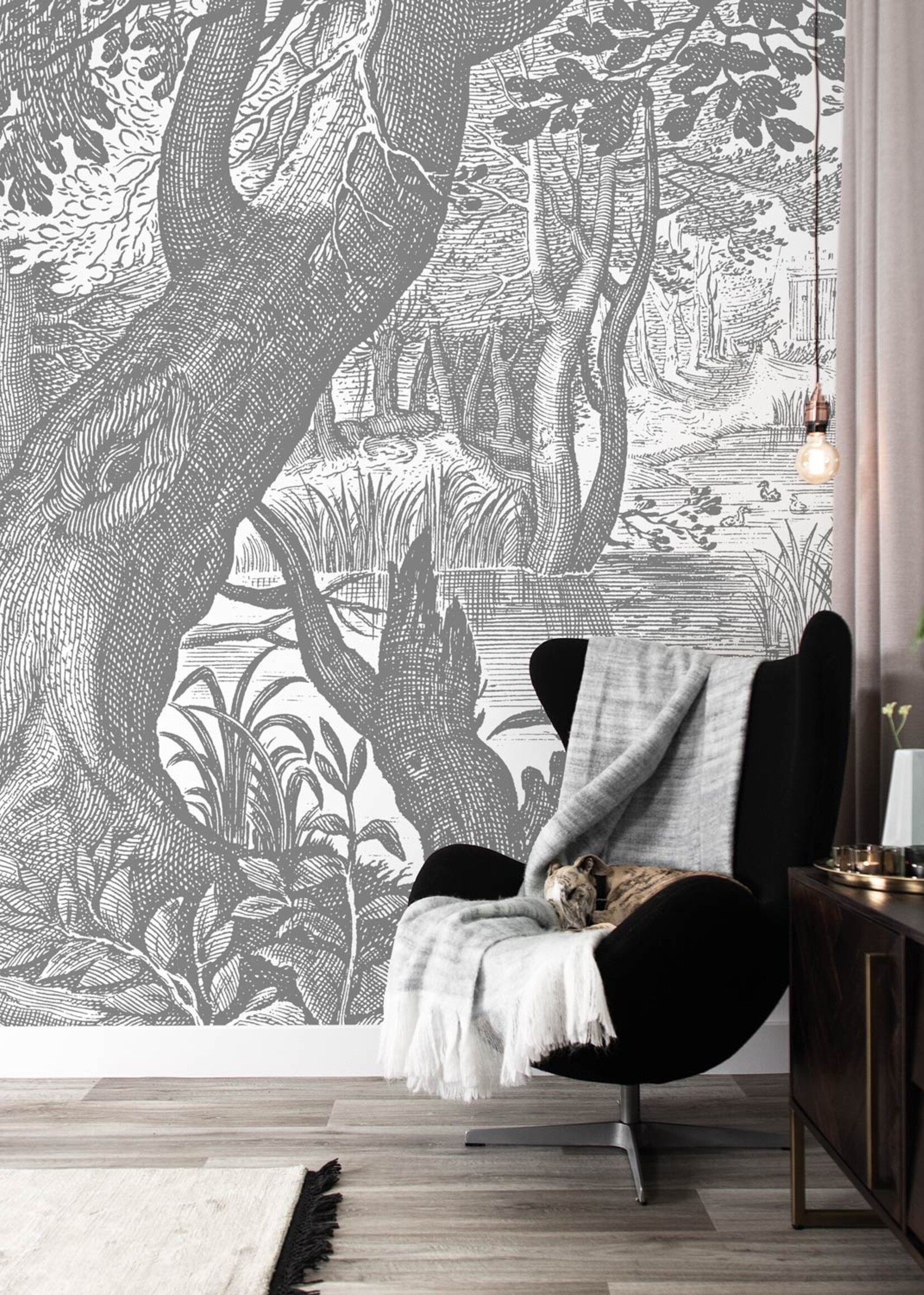 Fototapete Engraved Landscapes