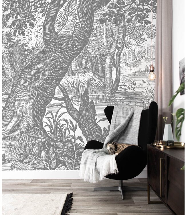 Fototapete Engraved Landscapes