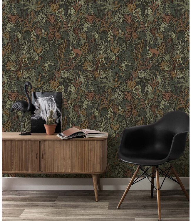 Botanical Wallpaper by Floor Rieder, Washable, 100 x 280 cm