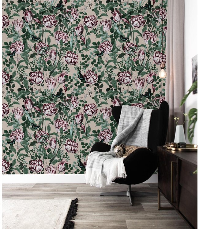 Botanisch behang Bold Botanics, 97.4 x 280 cm