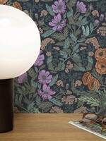 Behang met botanisch patroon