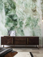 Marmer behang, groen