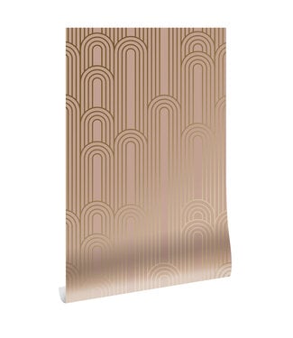 Goud metallic | Afwasbaar Golden Lines, Gold geometric lines wallpaper, Nude