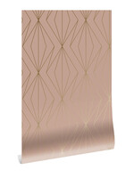 Goud metallic | Afwasbaar Golden Lines, Gold geometric lines wallpaper, Nude