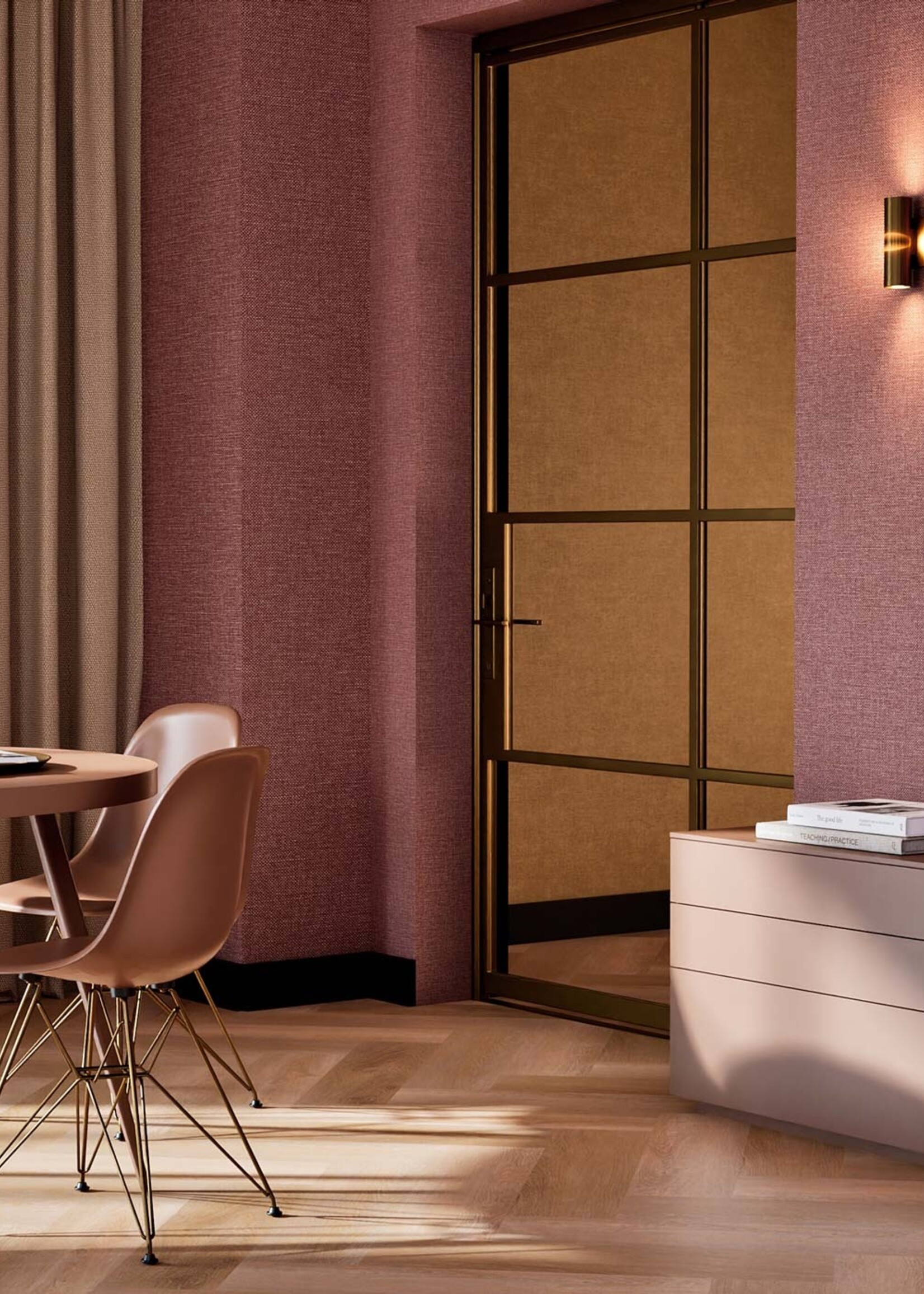 Afwasbaar | Voelbare textuur Natural Chique wallpaper, Virginia Beach, 53 x 1000 cm