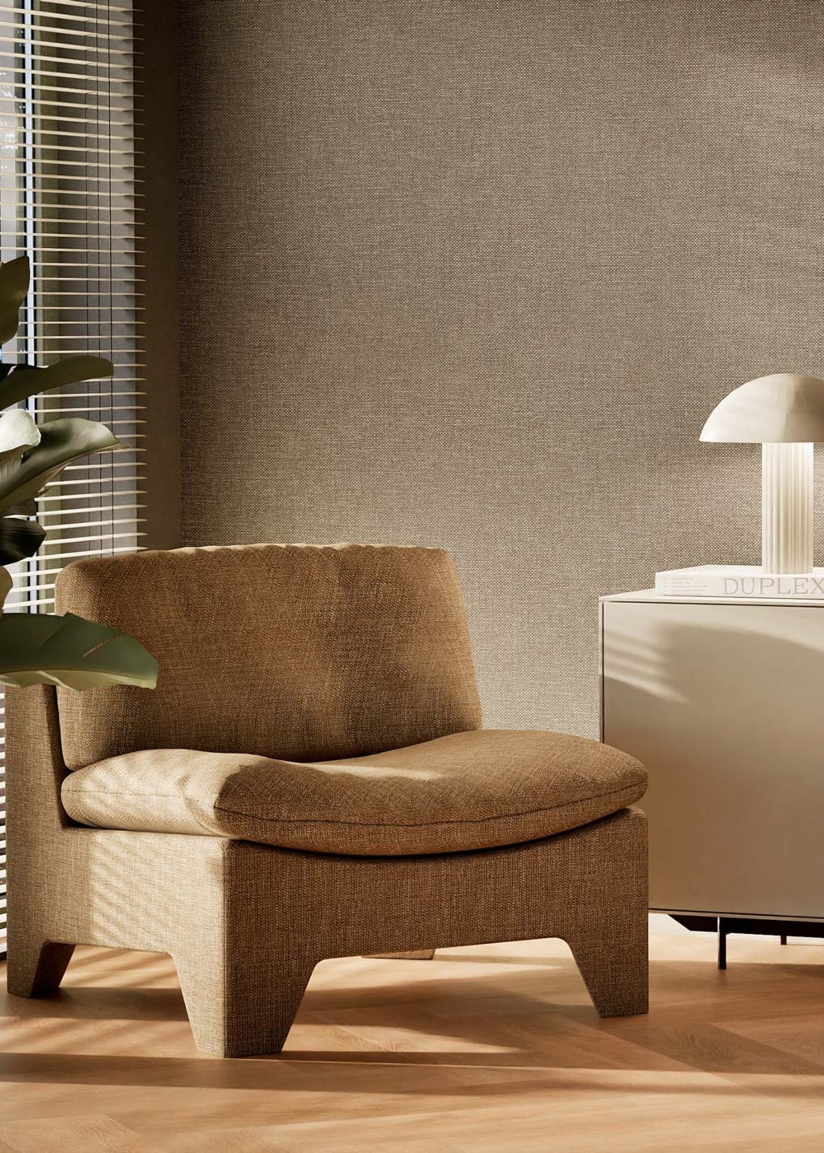 Afwasbaar | Voelbare textuur Natural Chique wallpaper, New Jersey, 53 x 1000 cm