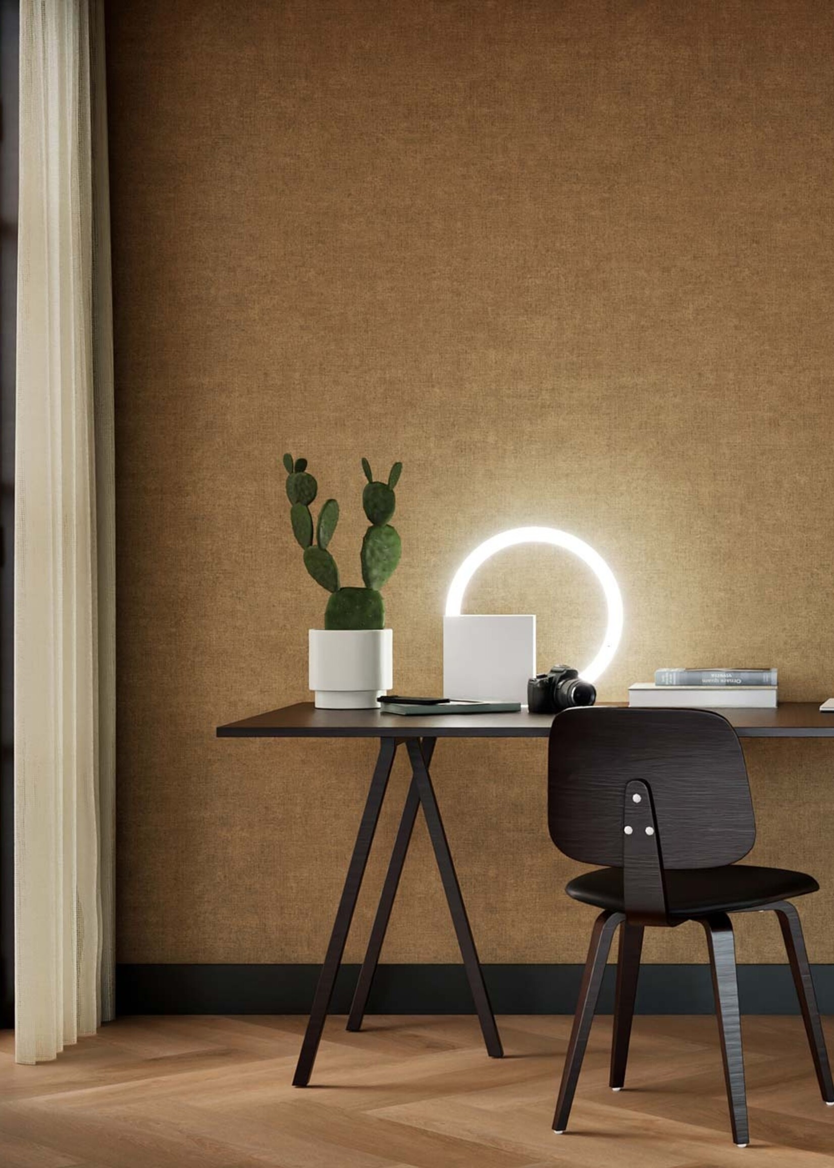 Afwasbaar | Voelbare textuur Hotel Chique wallpaper, Palm Springs, 53 x 1000 cm