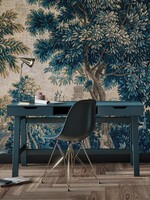 Wandvullend Landscape Tapestries, behang van vintage wandkleed