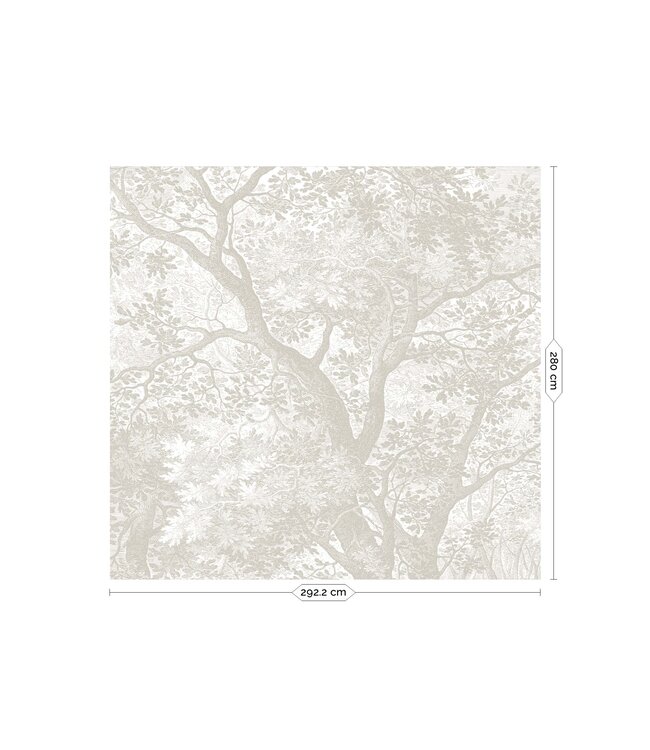 Engraved Landscapes wallpaper, Grey