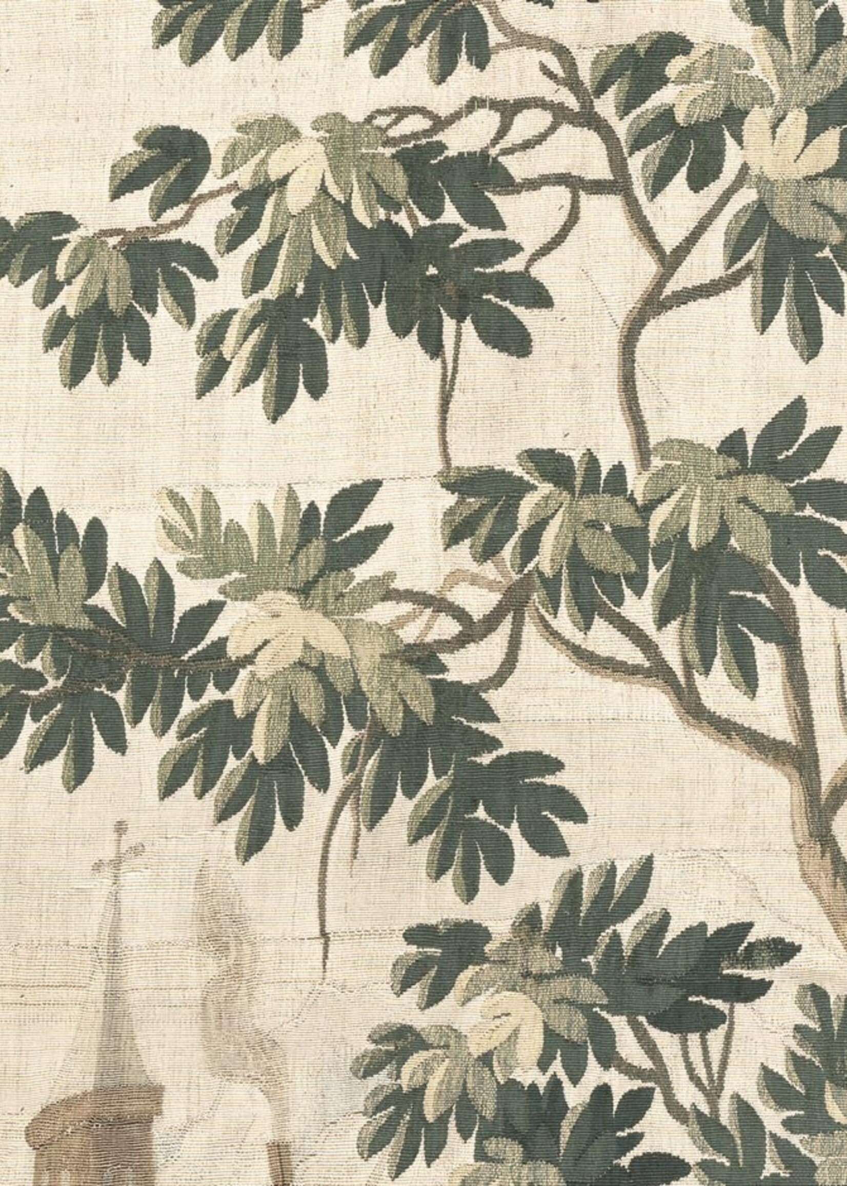 Wandvullend Landscape Tapestries, behang van vintage wandkleed