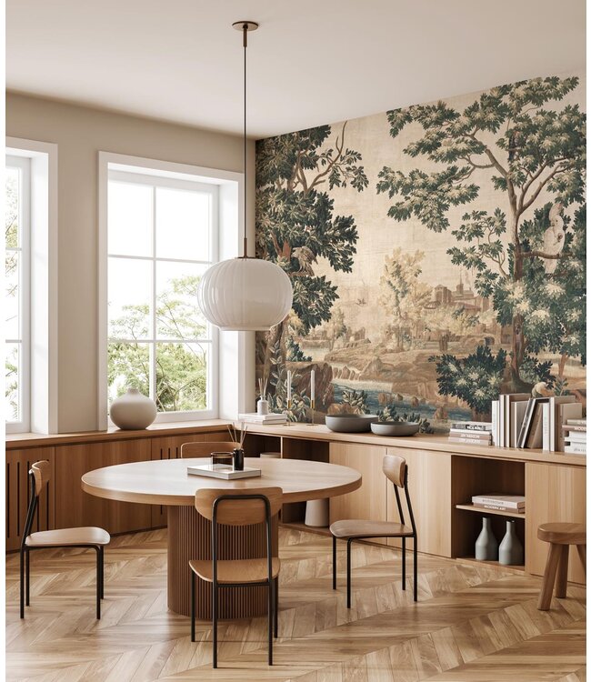 Landscape Tapestries, Tapete aus alten Wandteppichen