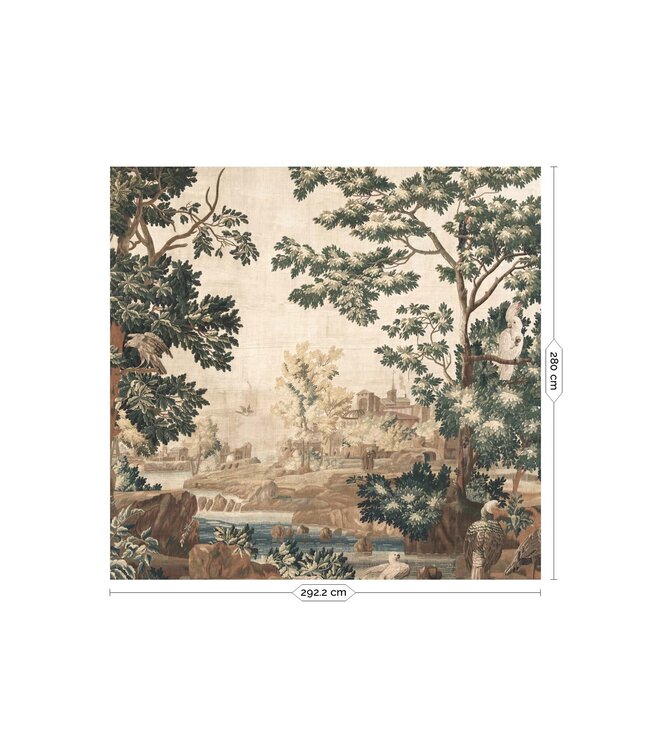 Landscape Tapestries, wallpaper from ancient tapestry