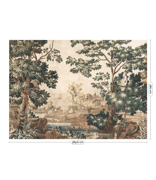 Landscape Tapestries, wallpaper from ancient tapestry