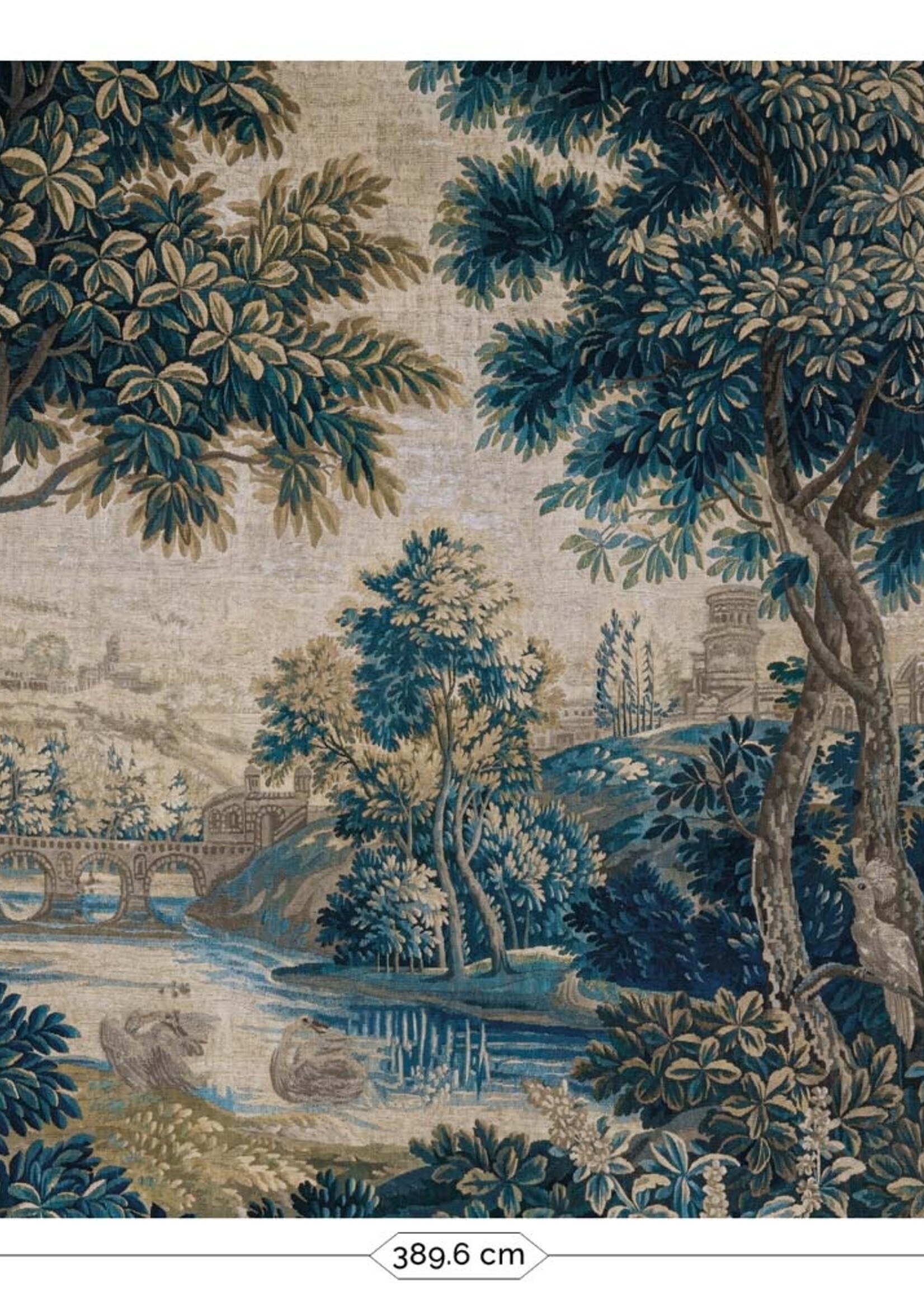 Wandvullend Landscape Tapestries, Tapete aus alten Wandteppichen