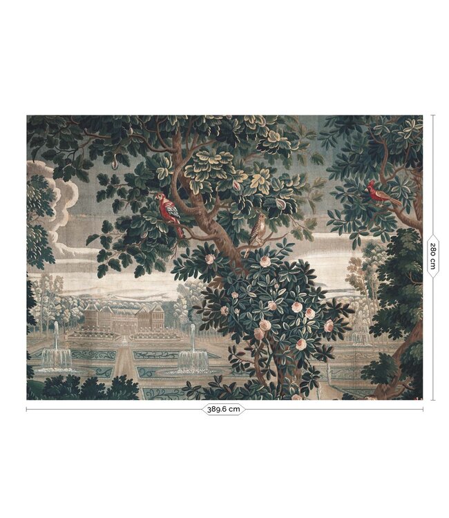 Landscape Tapestries, wallpaper from vintage tapestry