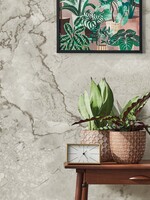 Wandvullend Wallpaper Marble, beige