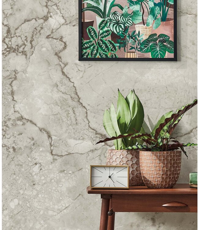 Marmer behang, beige
