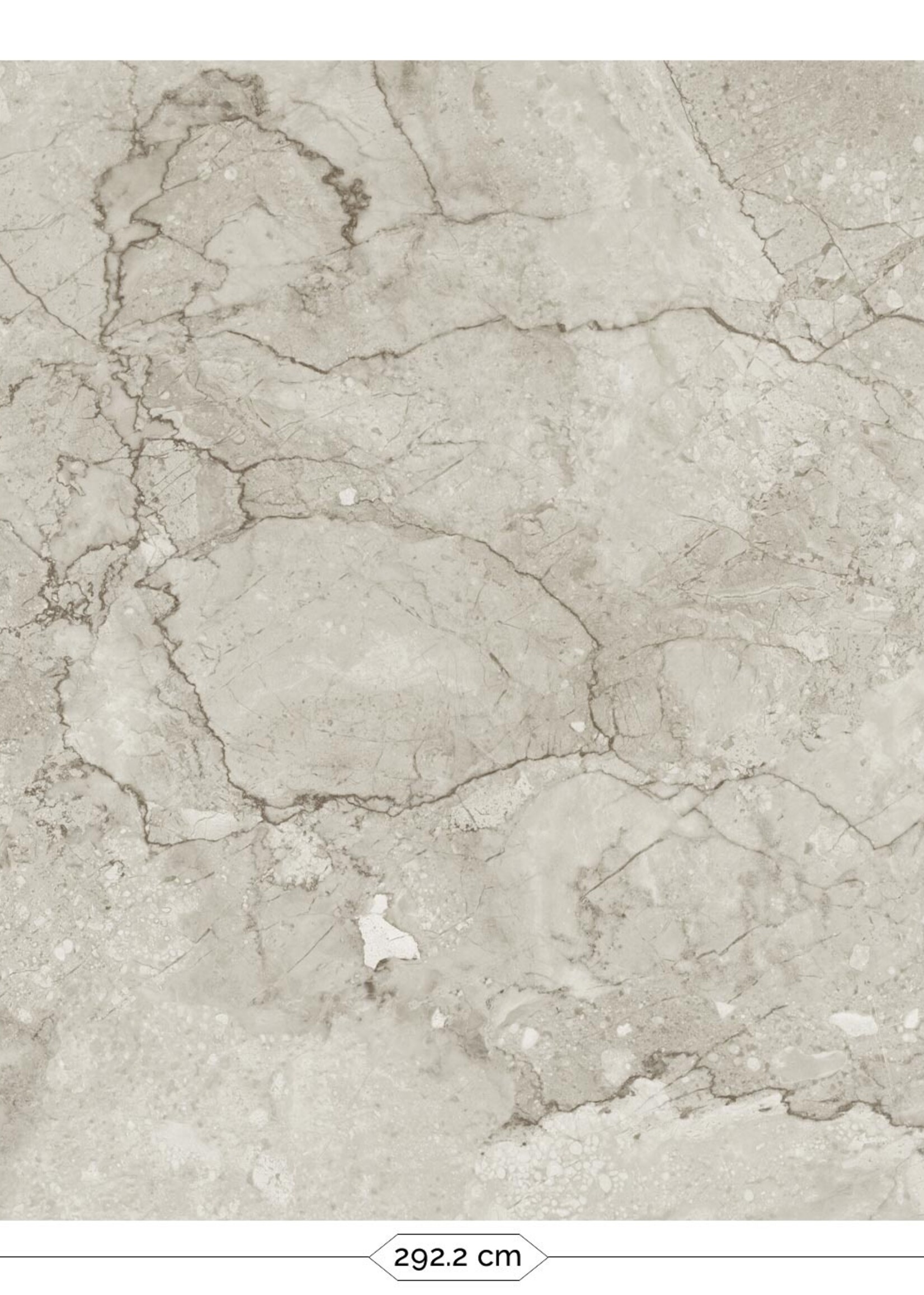 Wandvullend Marmer behang, beige