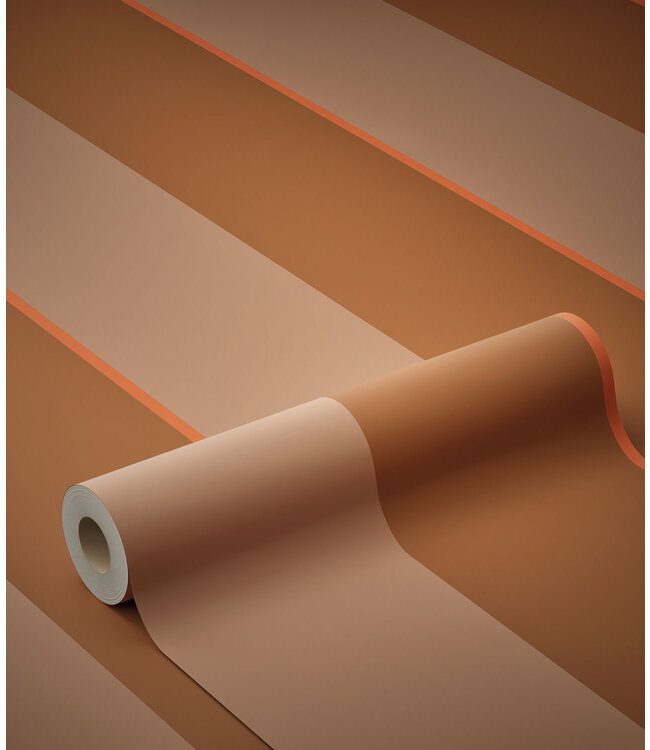 Bold Stripes | Colorful striped wallpaper by Frans Uyterlinde | 97.4 x 280 cm