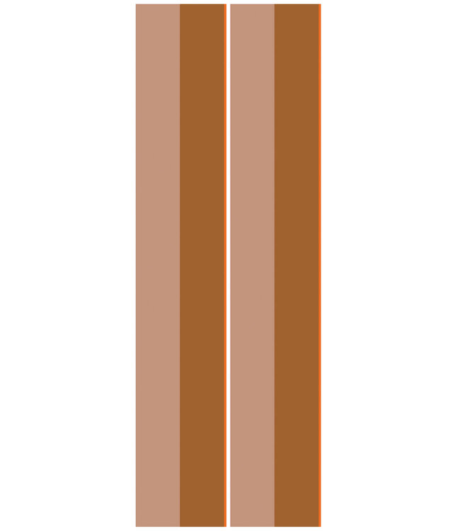 Bold Stripes | Strepen behang door Frans Uyterlinde | 97,4 x 280 cm