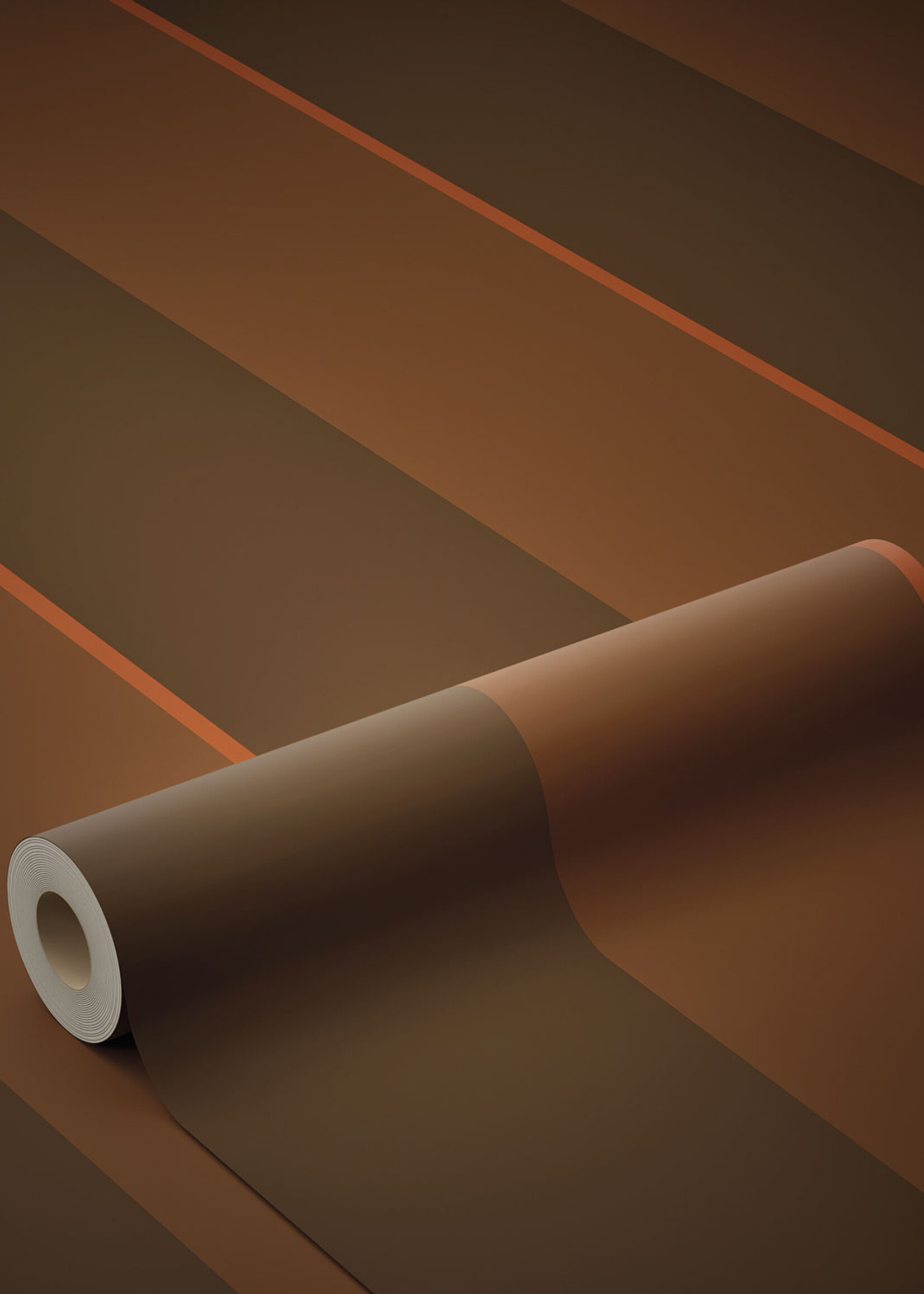 Herhaalbaar Bold Stripes | Strepen behang door Frans Uyterlinde | 97,4 x 280 cm