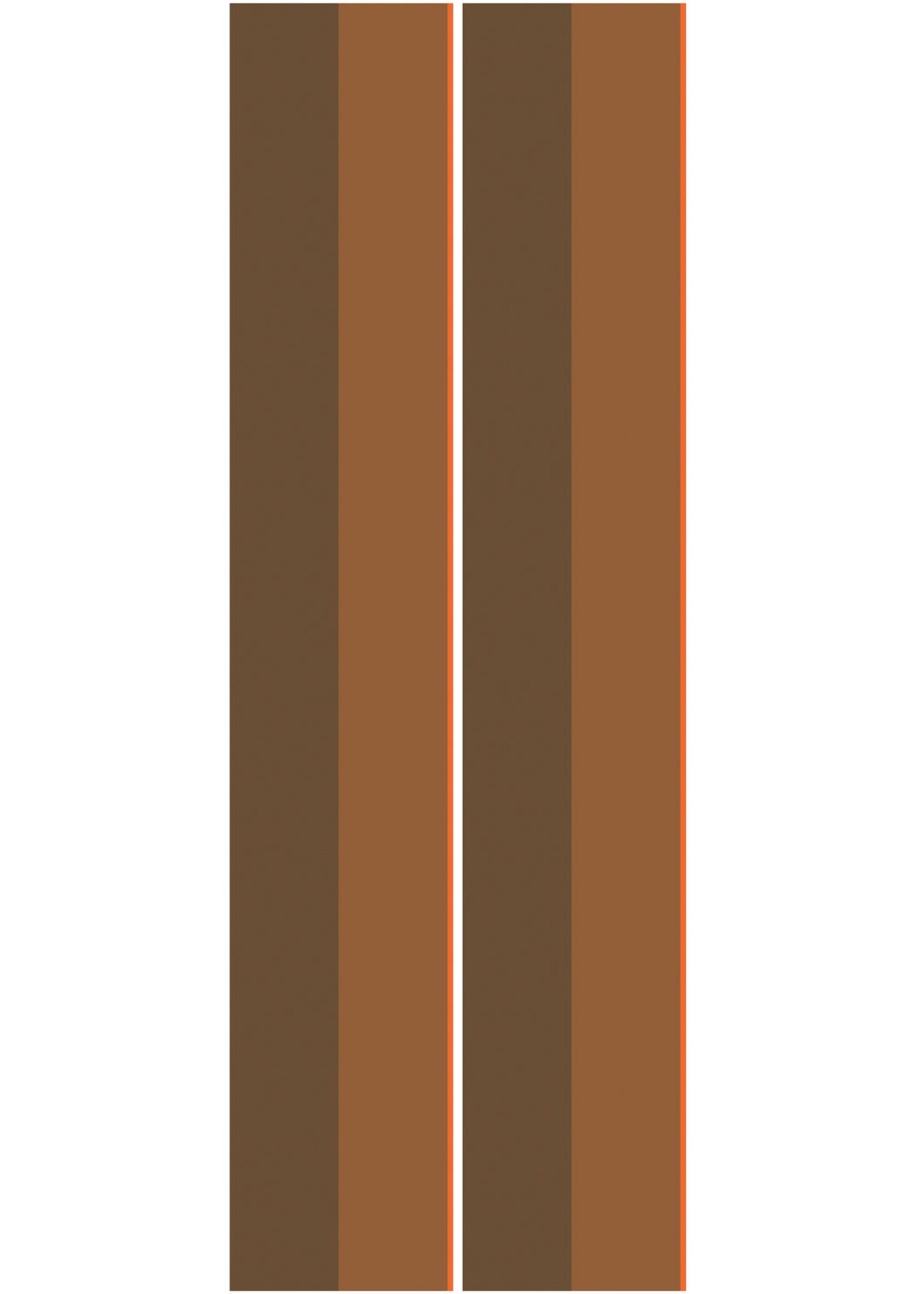 Herhaalbaar Bold Stripes | Strepen behang door Frans Uyterlinde | 97,4 x 280 cm